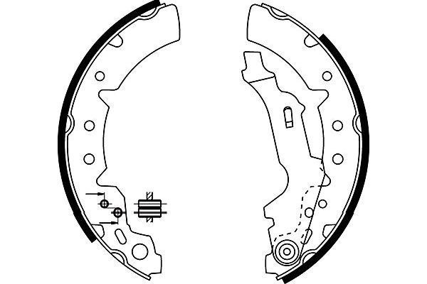 KAVO PARTS Комплект тормозных колодок BS-9926